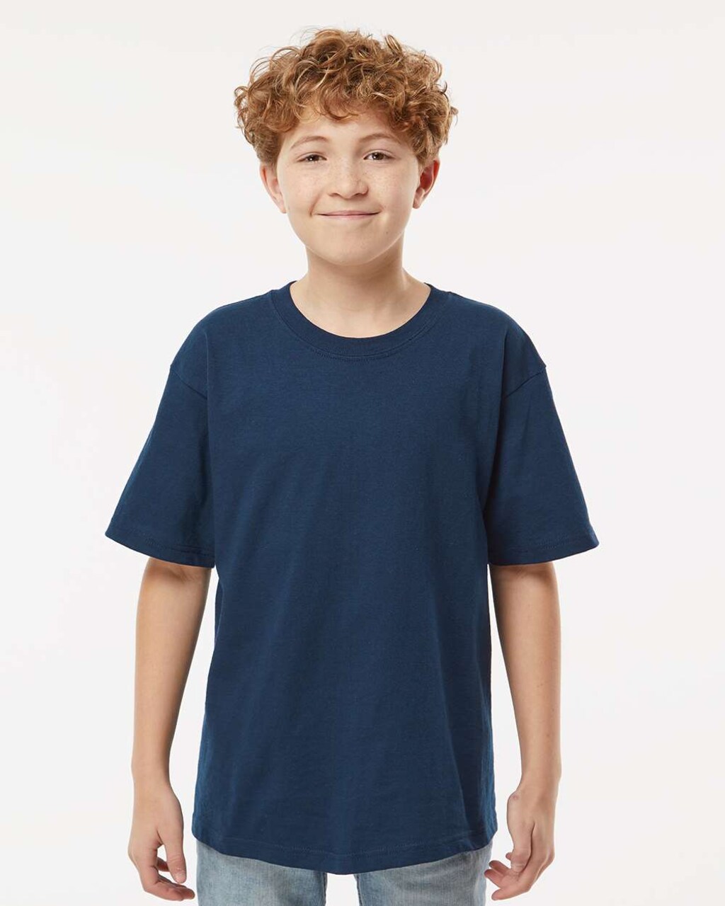 Youth Soft Touch Crewneck T-Shirt for School, Sports & Everyday Casual Wear